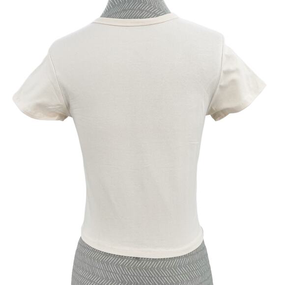 Taylor Swift Speak Now Babydoll Tee Kingdom Lights Castle Dragons Cream Size XS - Picture 2 of 12